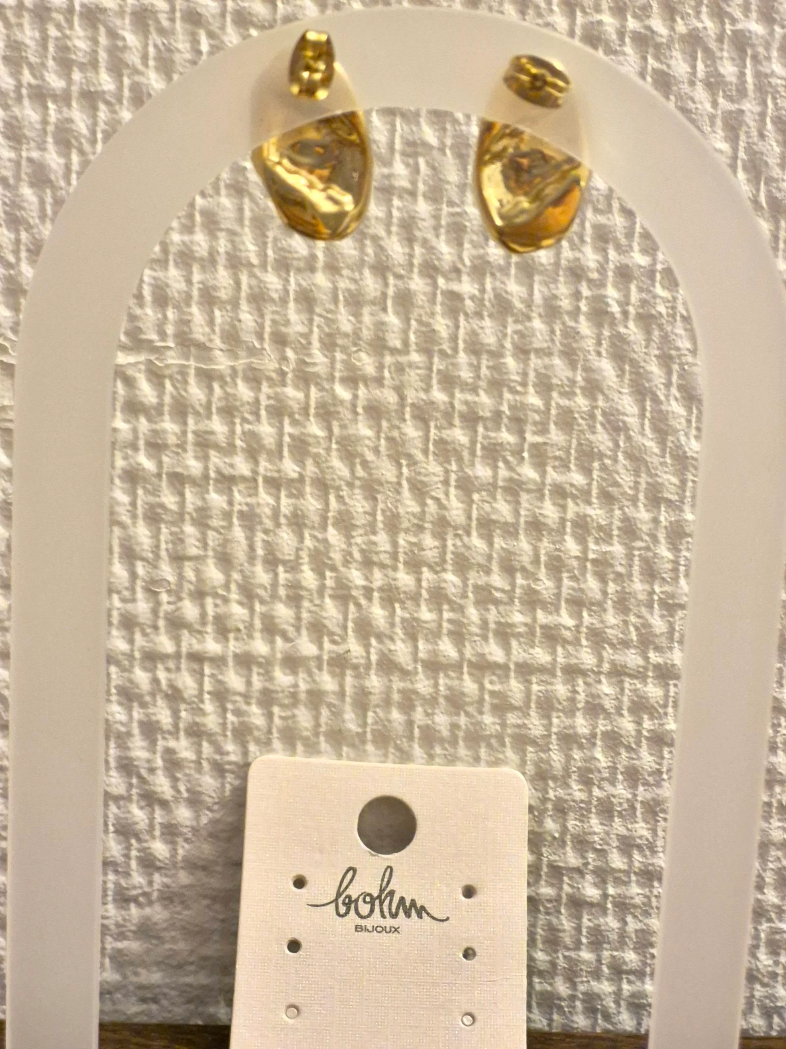 Bohm Earrings – Gold Stainless Steel – photo 4